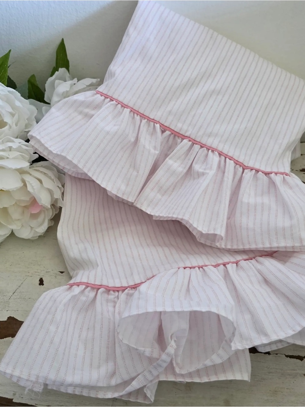 EUC Laura Ashley Twin Flat Sheet